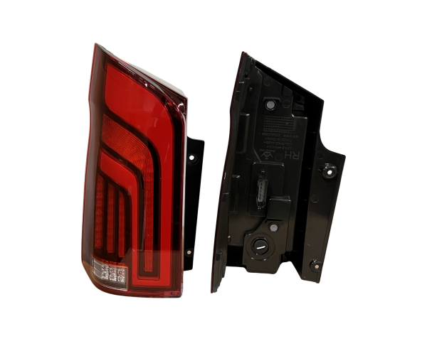 VOLL LED Lightbar Design Rückleuchten für Mercedes Benz Vito / V-Klasse W447 14-19 rot/weiß dynamisch